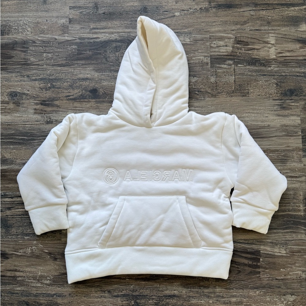Maison Martin Margiela Kids White Hoodie